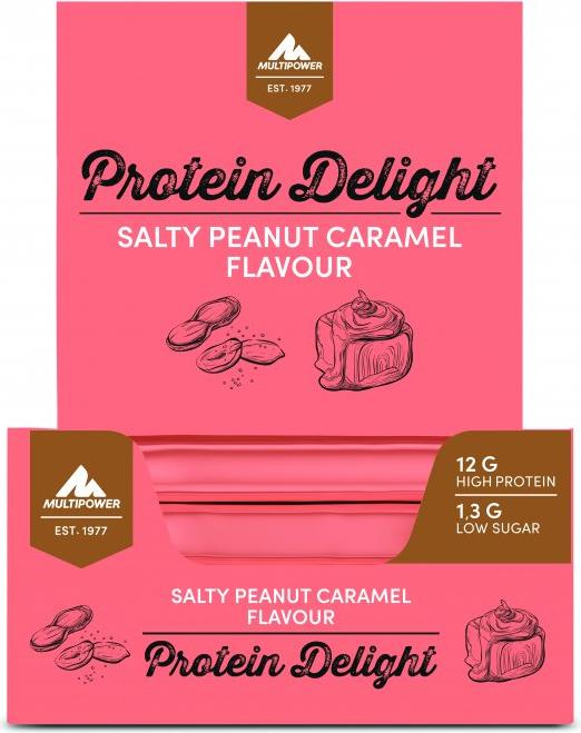 Image du produit Multipower Protein Delight Salty Peanut Caramel (18x35g) (Caramel à la noix de pécan salée, 1 pcs, 36 g)