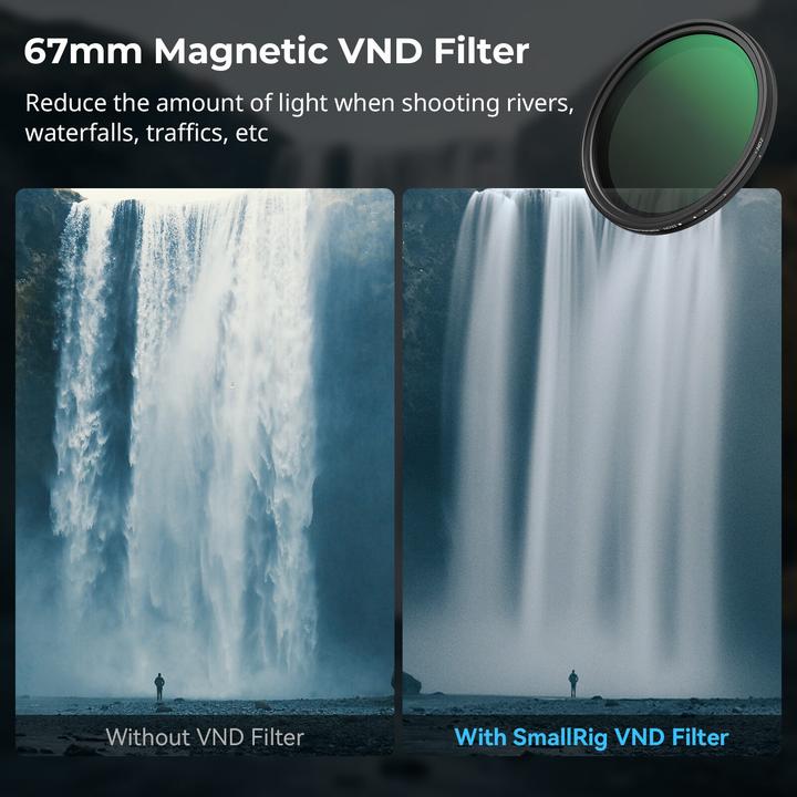 Produktbild SmallRig 5-in-1 Attachable Filter Kit (67 mm, Black Mist Filter, 67 mm)