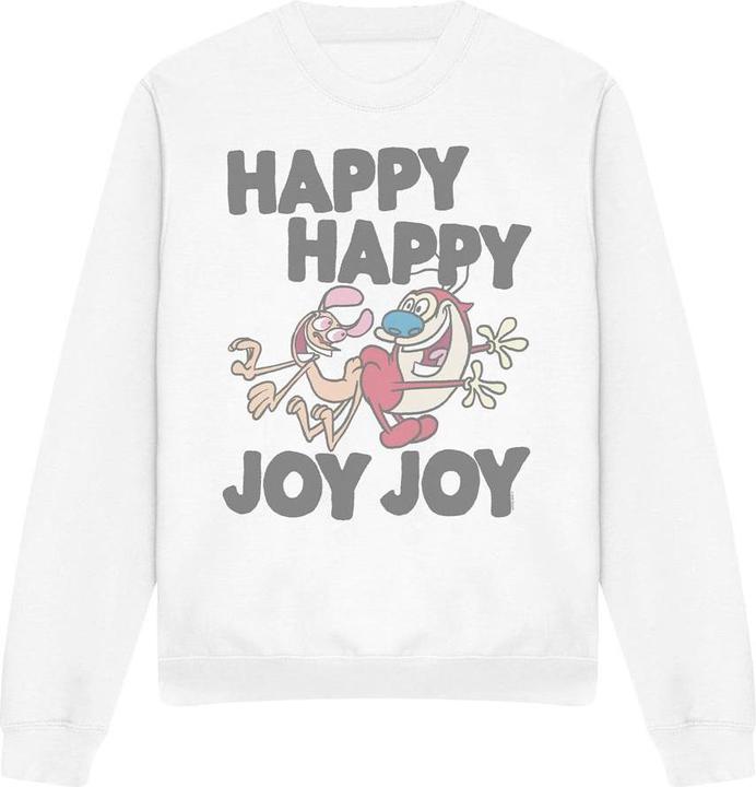 Immagine prodotto Ren & Stimpy Happy Happy Joy Joy Felpa Adulto Unisex (M)
