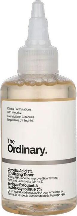 Immagine prodotto The Ordinary Glycolic Acid 7% Exfoliating Toner (Acqua tonica, 100 ml)