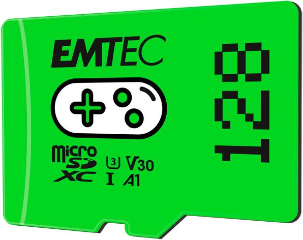 Actual product image Emtec Gaming (128 GB, microSDXC, U1, UHS-I)