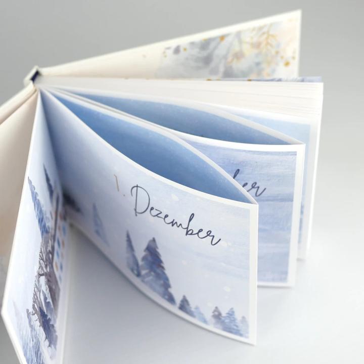 Actual product image secretly, quietly and silently: Advent calendar