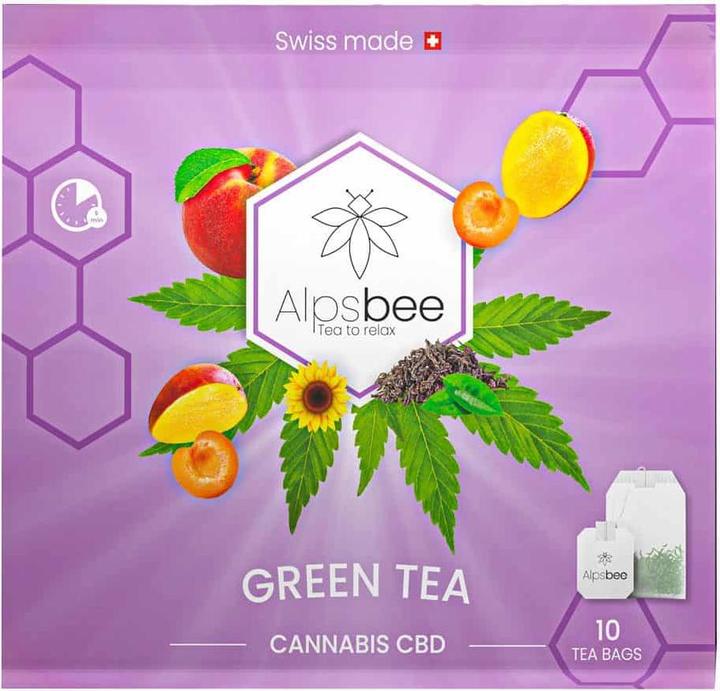 Actual product image AlpsBee CBD Green Tea (28 g)