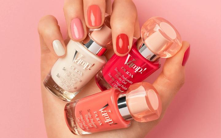 Actual product image Pupa Milano Vamp! Pastel Edition Loving Rose (107 Loving Rose, Gel-Effect Nail Polish)