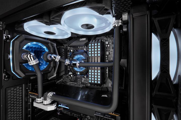 Actual product image Corsair CX-9059008-WW Computer Cooling Component Coolant Tube 3 Piece(s) Black (1 m, Plastic)