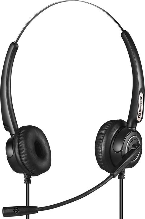 Image du produit Sandberg Casque stéréo Pro USB, RJ9, RJ11 (Filaire, USB-A)