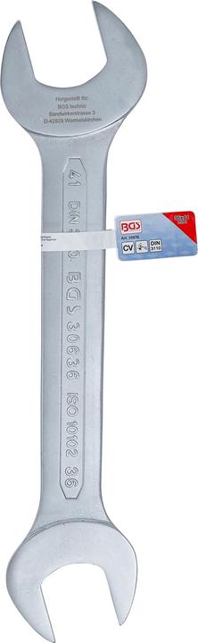 Actual product image BGS Double Open End Spanner 36 x 41 mm (41 mm, 36 mm)