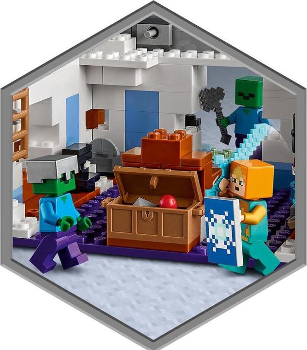 Actual product image LEGO The ice palace (21186, LEGO Minecraft)