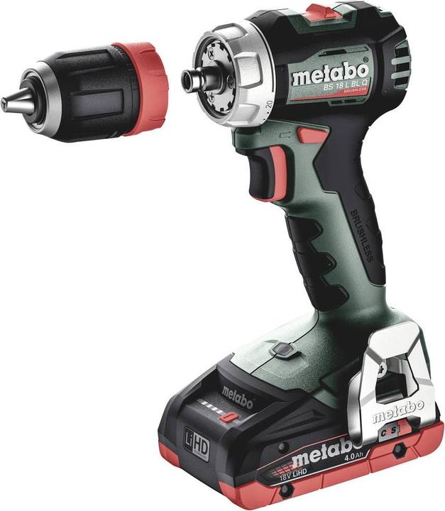 Actual product image Metabo BS 18 L BL Q 613156800 Cordless drill driver 18 V 4 Ah Li-Ion incl. 2nd battery (Rechargeable battery operated)