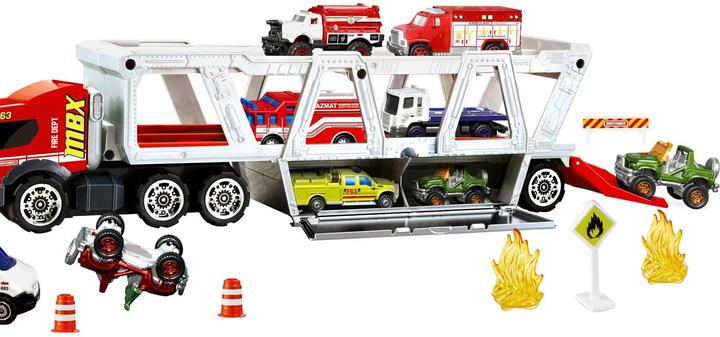 Immagine prodotto Mattel Macchina dei pompieri trasportabile playset (SIOC)