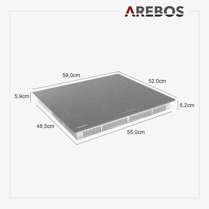 Produktbild Arebos Induktionskochfeld