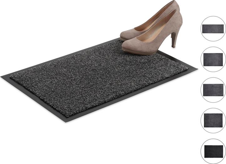 Image du produit Relaxdays Paillasson chiné tapis entrée (12 x 13 x 93 cm)
