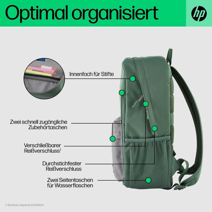 Produktbild HP Campus Green Backpack (17 l)
