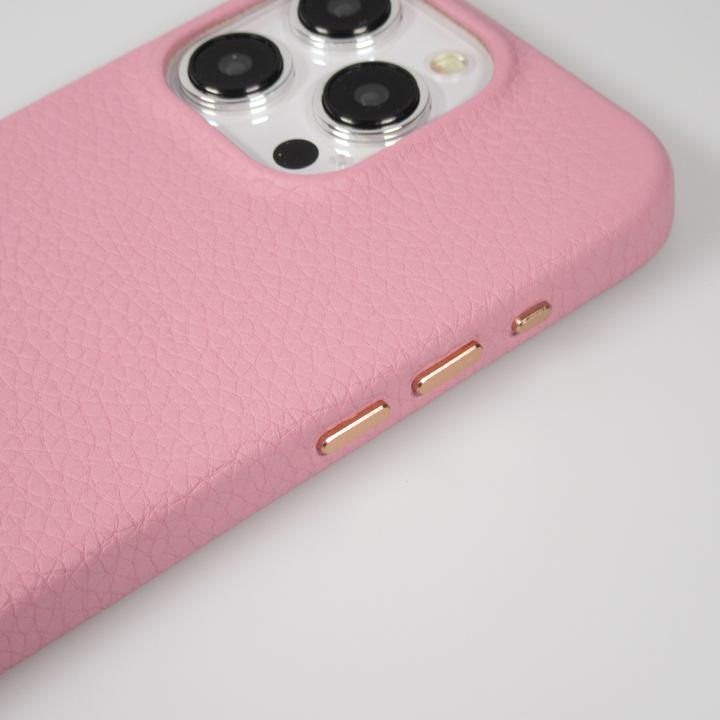 Produktbild PhoneLook Hülle Vollständig genarbtes Luxuskalbsleder mit Metallknöpfen und MagSafe (Apple iPhone 14 Pro)