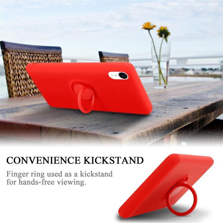 Produktbild Cadorabo TPU Liquid Ring Silicone Case Hülle (Apple iPhone XR)