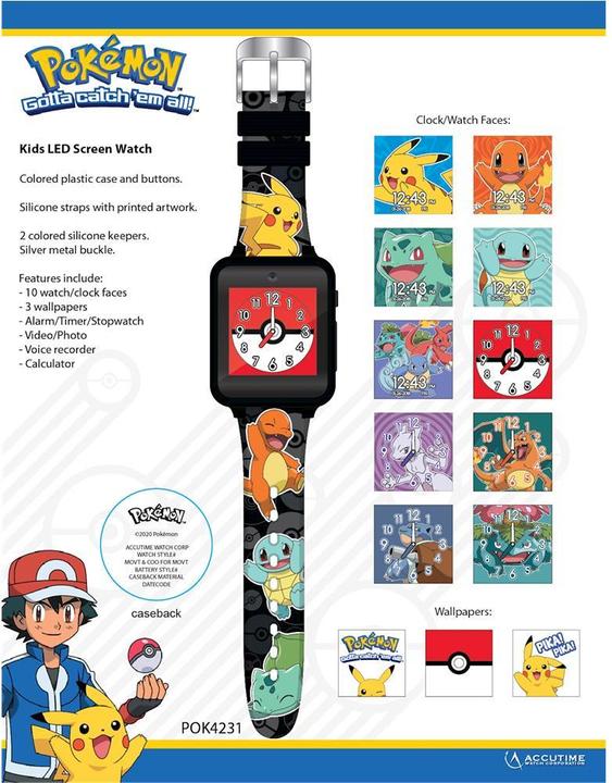 Actual product image Brandunit Kids Smart Watch Pokémon (36 mm)
