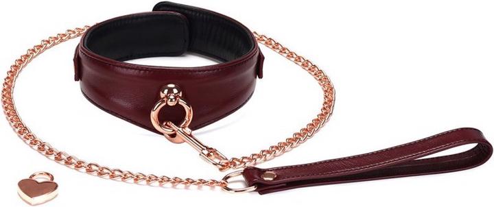 Actual product image Liebe Seele Neck cuffs with leash and lock