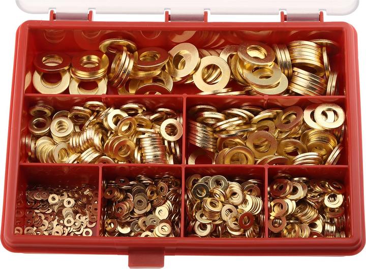 Immagine prodotto Rs Pro Assortimento di rondelle in ottone (M2, M10, M3, M5, M4, M6, M8)