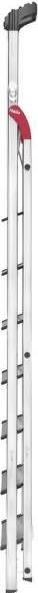 Actual product image Hailo L80 ComfortLine, aluminium safety stepladder, 8 steps (Stepladder, 233 cm)