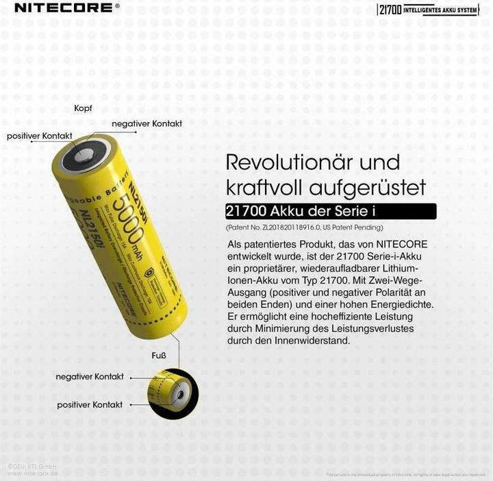 Produktbild Nitecore Intelligent Battery System NL2150HPi - Set 2