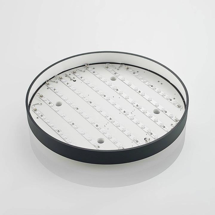 Actual product image Arcchio Vanida LED ceiling lamp, black, 60 cm (10978 lm)