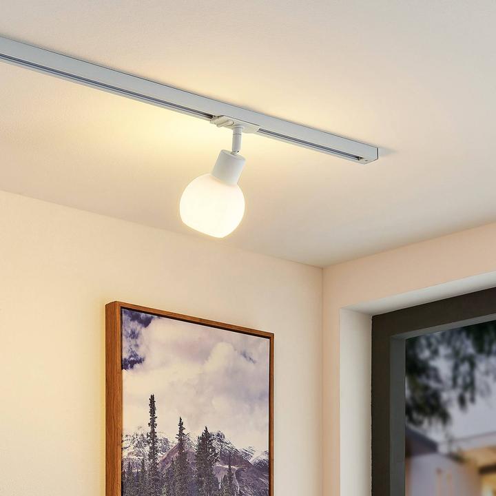Produktbild Lindby Maart LED-Spot 1-Phasen-Schiene, weiss (470 lm, E14)