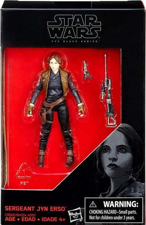 Actual product image Hasbro Star Wars Rogue One Black Series Sergeant Jyn Erso Action Figure
