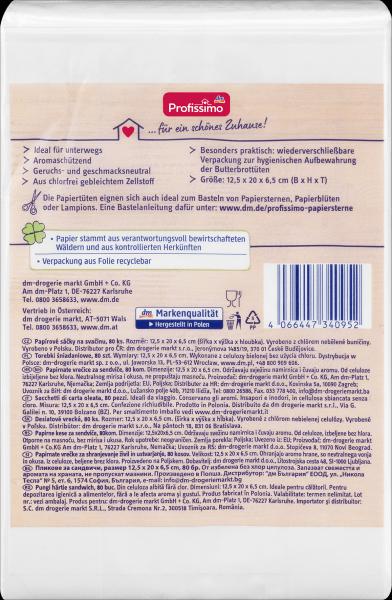 Image du produit dm Profissimo Sacs à beurre (1 x)