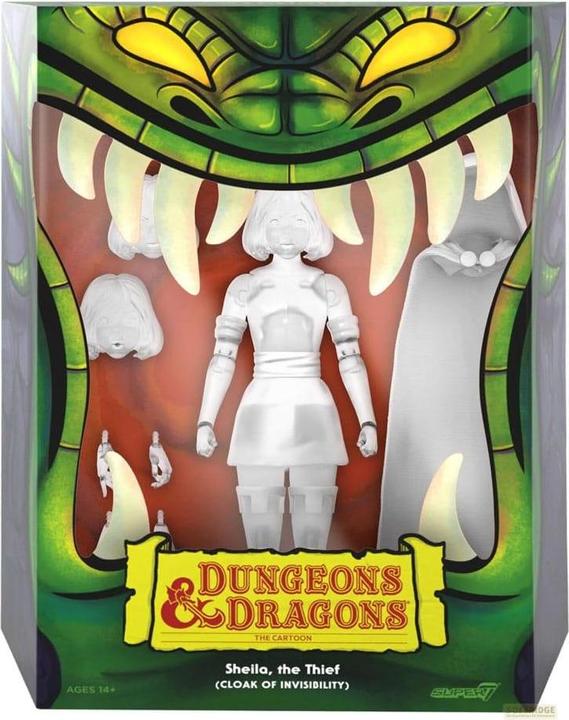 Super7 Dungeons & Dragons Ultimates! Figura d'azione Sheila il Ladro Invisibile 18 cm
