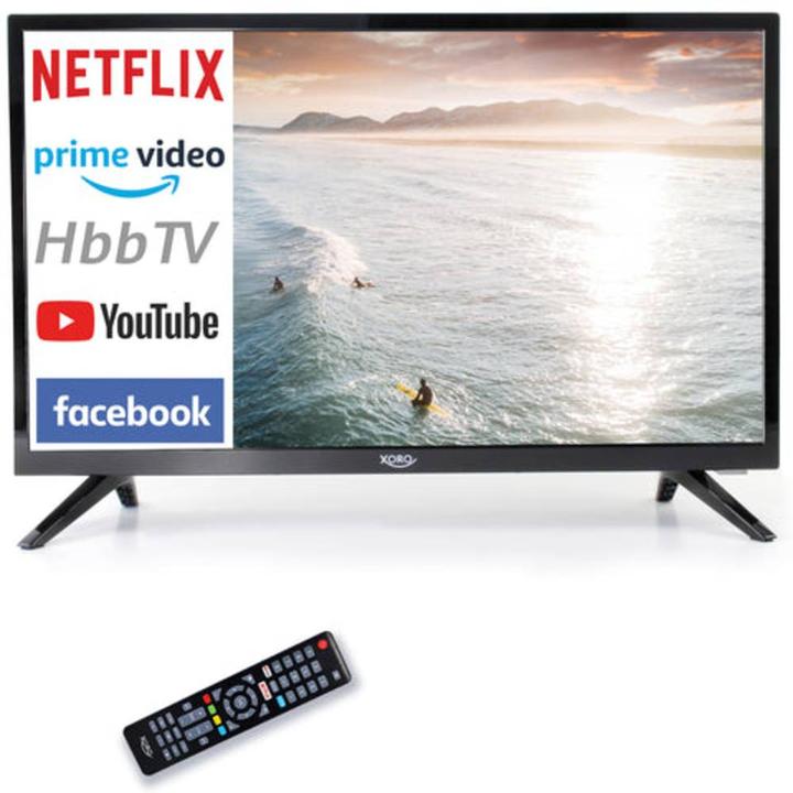 Actual product image Xoro HTL 2477 59.9 cm (23.6" ) HD Smart TV WLAN Black (Energy class F). (24", LED, HD ready)