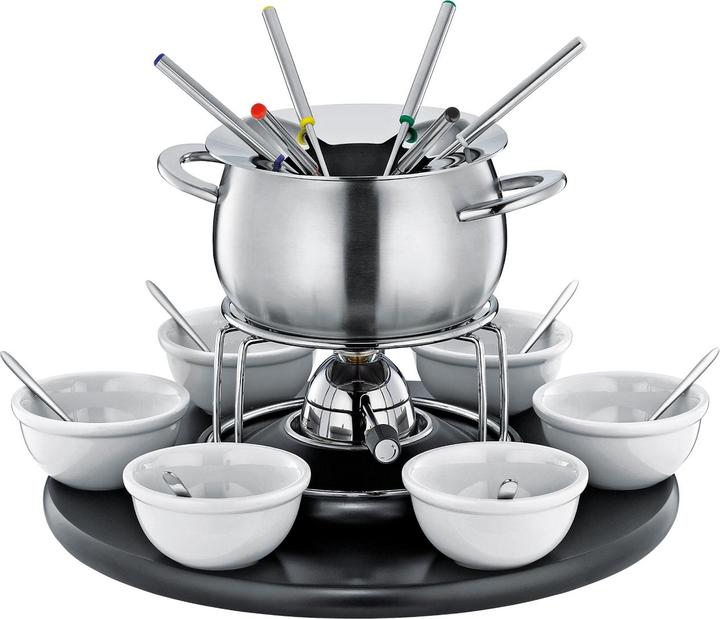 Immagine prodotto Spring Set da fonduta nero, 22 pezzi Carosello (Fondue di formaggio)