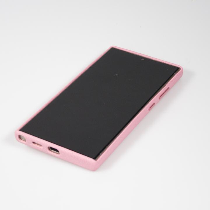 Actual product image PhoneLook Coque Cuir de veau luxe grainé intégral avec boutons métalliques et MagSafe (Samsung Galaxy S24 Ultra)