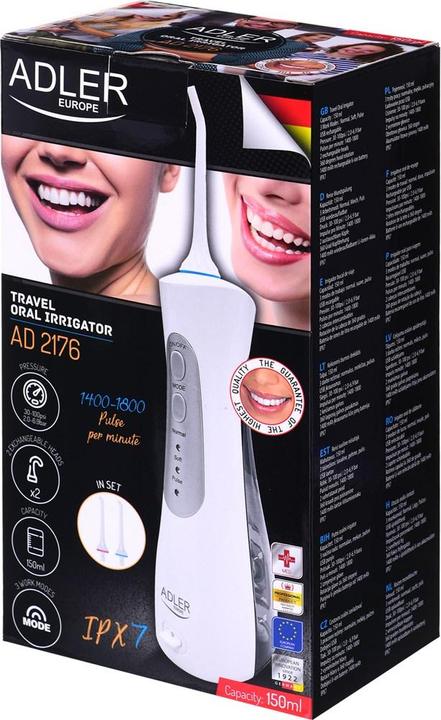 Image du produit Adler AD 2176 irrigateur oral 0.15 L