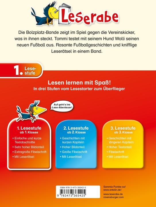 Image du produit Ravensburger Fussballabenteuer zum Lesenlernen (Allemand, Erhard Dietl, Claudia Ondracek, 2018)