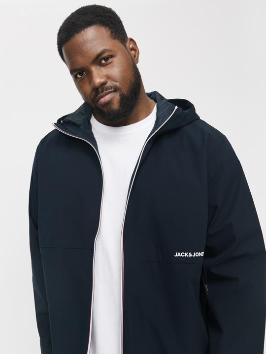 Produktbild Jack & Jones JACK&JONES PLUS JJADAM LIGHT JACKET HOOD PLS Heren Jas - Sky Captain (XXL)