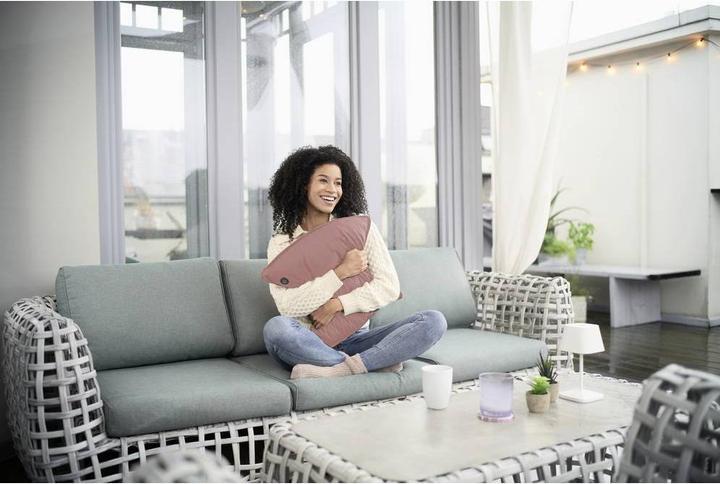 Actual product image Medisana HC 100 Interior Cushion Line rose (40 x 40 x 18 cm)