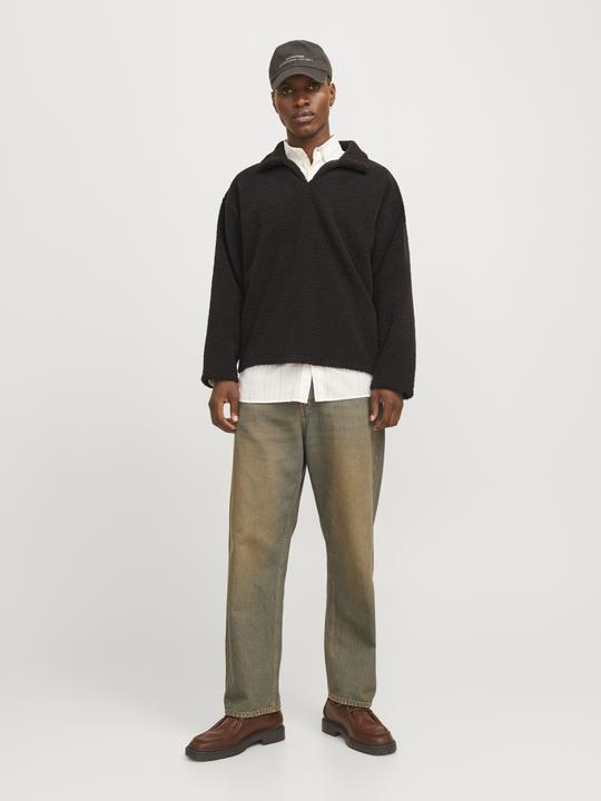 Produktbild Jack & Jones Joravondale Teddy Split Neck Sweat Ln (M)