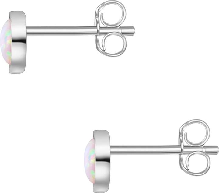 Image du produit Glanzstücke München Femmes argent sterling opale (synth.) argent - 28523 (Argent Sterling)