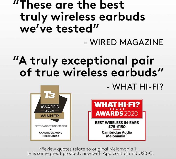 Image du produit Cambridge Audio Ecouteurs sans fil avec étui de chargement portable et contrôle par application