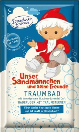 Image du produit Dresdner Essenz Poudre de bain, Sonser Petit bonhomme de sable et ses amis, 60 g