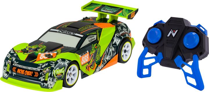 Actual product image Nikko 10132 Racing Series Fang Racing, remote control racing car, RC vehicle up to 14 Km/h, powerful...