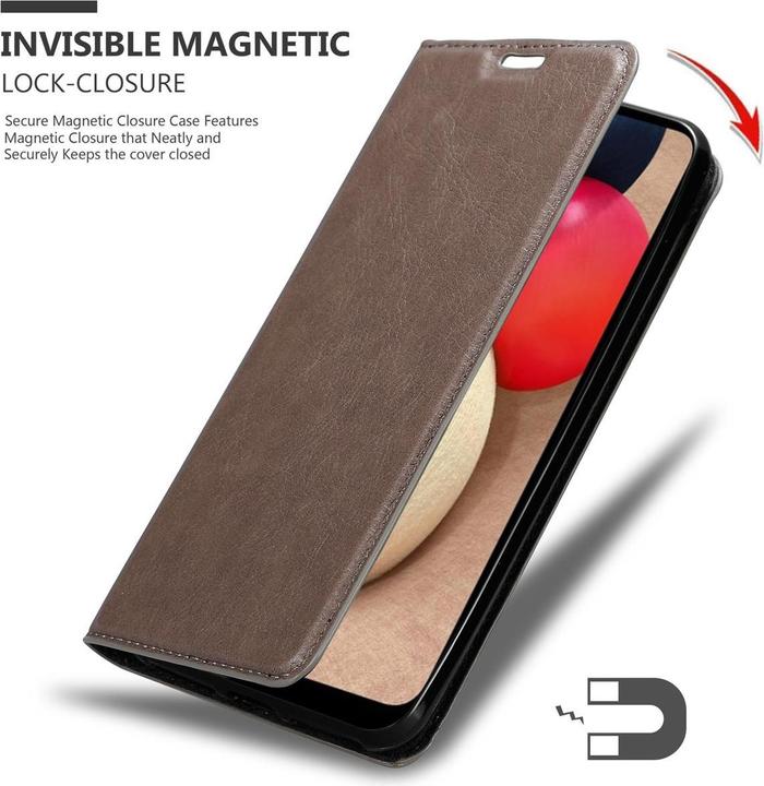 Image du produit Cadorabo Book Invis. Étui magnétique (Samsung Galaxy A02s)