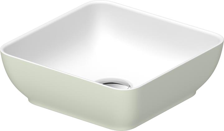 Duravit Sivida countertop washbasin, angular, 300x300mm, without tap hole, without overflow (300 mm, 300 mm)