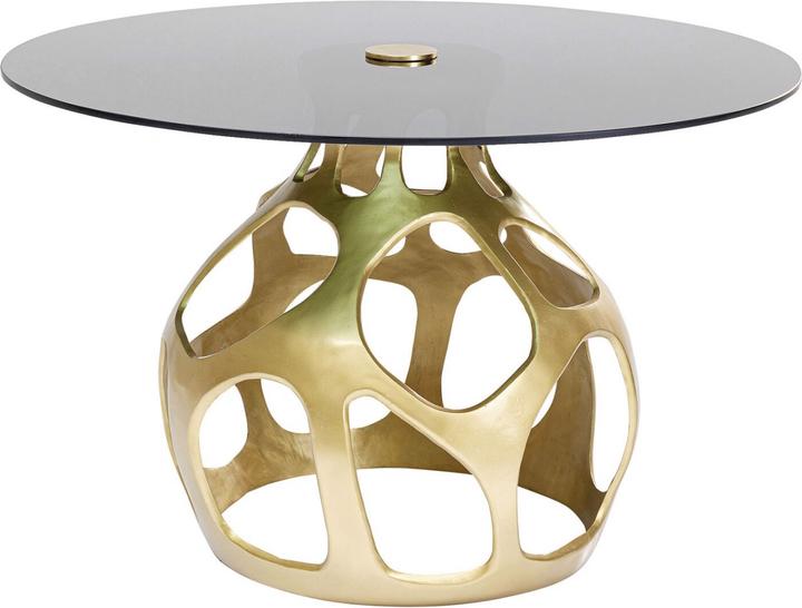 Produktbild Kare Design Tisch Volcano Gold Ø120cm (120 x 120 x 76 cm)