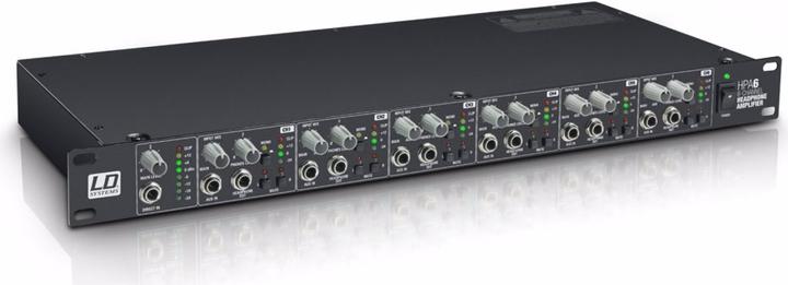 Produktbild LD Systems HPA 6 19" Kopfhörerverstärker
