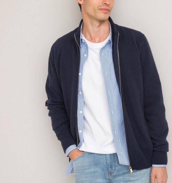 Produktbild La Redoute Collections Strickjacke aus 100% Lambswool (XXL)