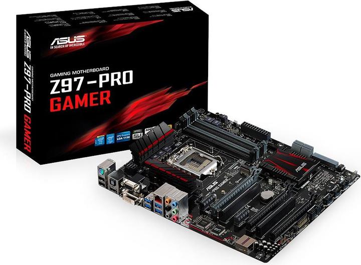 Produktbild ASUS Z97 PRO Gamer (LGA 1150, Intel Z97, ATX)