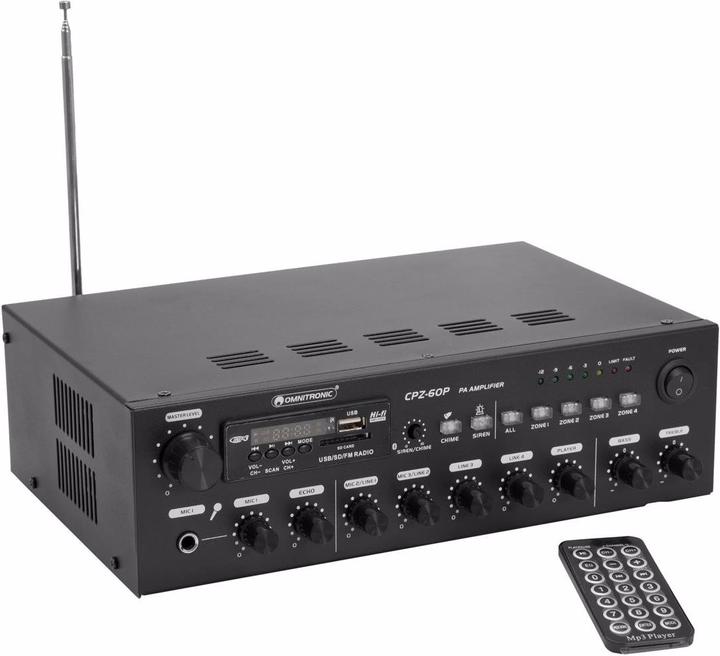 Produktbild Omnitronic CPZ-60P ELA-Mischverstärker (Verstärker)