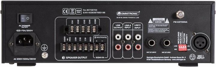 Produktbild Omnitronic CPZ-60P ELA-Mischverstärker (Verstärker)