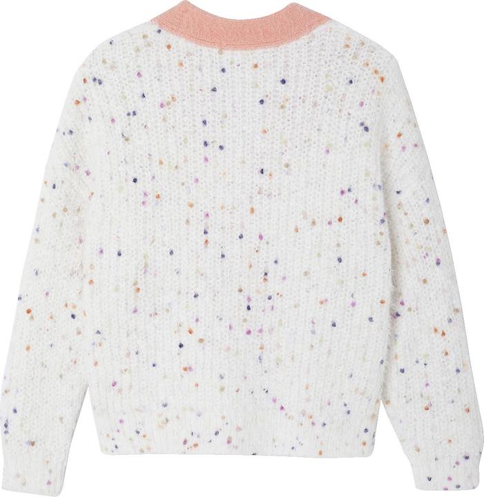 Immagine prodotto Vertbaudet Mädchen Strickjacke mit V-Ausschnitt aus Musterstrick (110)